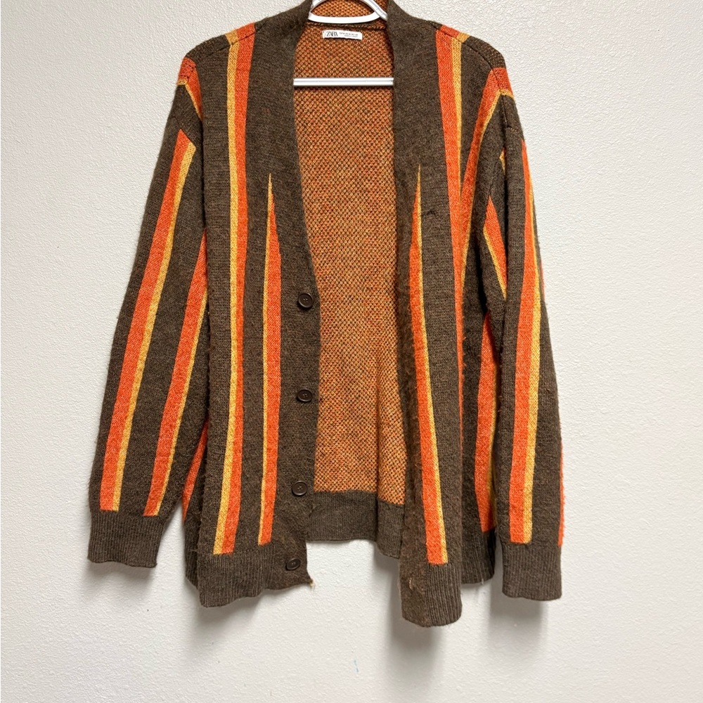 Zara Multicolor Knit Sweater